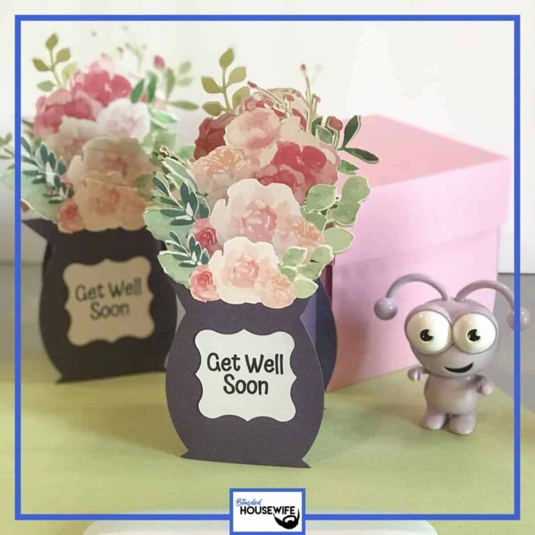 Blumen-Gesundungskarte 'Get Well Soon' – Mit Umschlag, 15,2x17,8 Cm (Poppet* Blooming Fabulous)