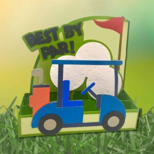 80. Golf Cart Box Card