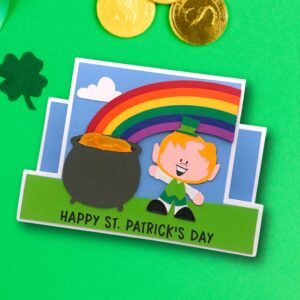 116. Leprechaun Stepper Card