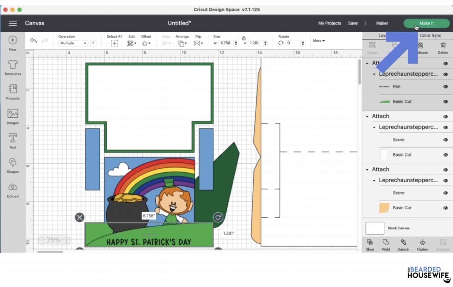 Steipper Patrick How to Make a St. Patrick's Day Stepper Card - The Bearded Housewife