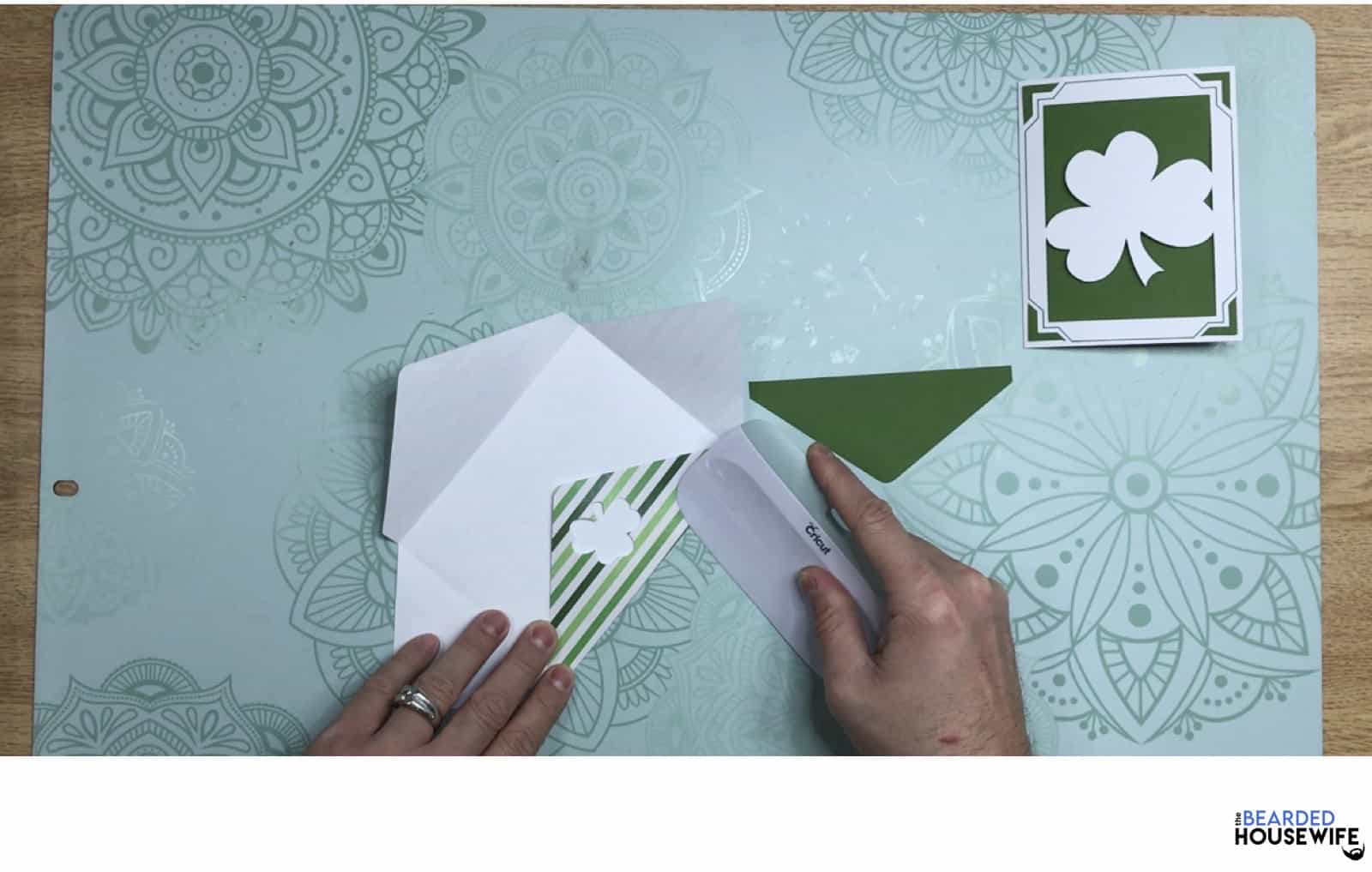 burnish the fold with your scraper