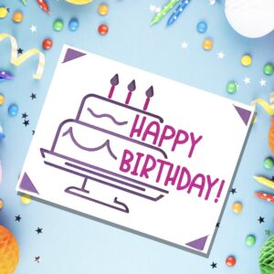 58. Happy Birthday Insert Card