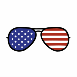 212. Fourth of July Sunglasses