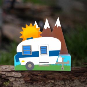 132. Camper Box Card
