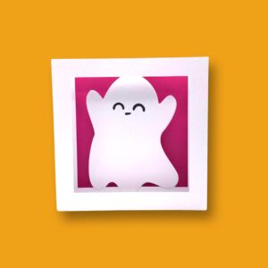 384. Ghost Shadow Box Card
