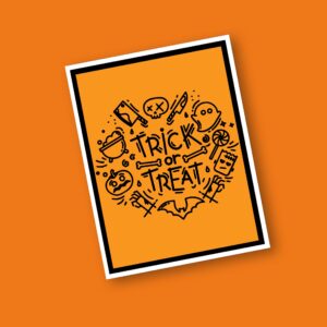 381. Trick or Treat Drawn Card