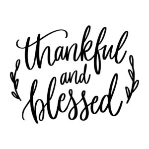 454. Thankful and Blessed