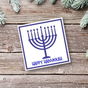 467. Menorah Square Card