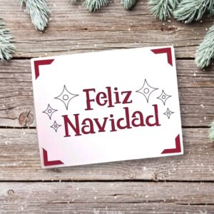 464. Feliz Navidad Insert Card
