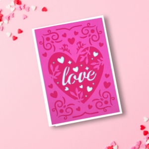 Love Layered Card