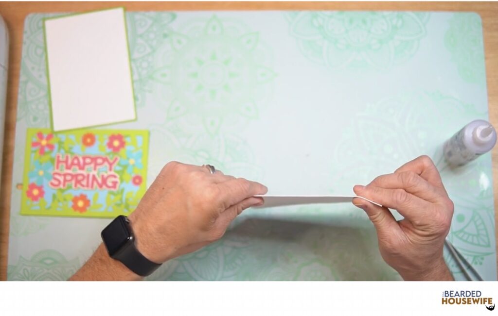 How to Make Happy Spring Layered Cards - The Bearded Housewife