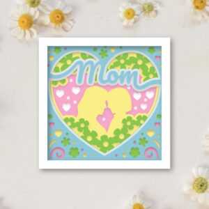 655. Mother's Day Shadow Box 4