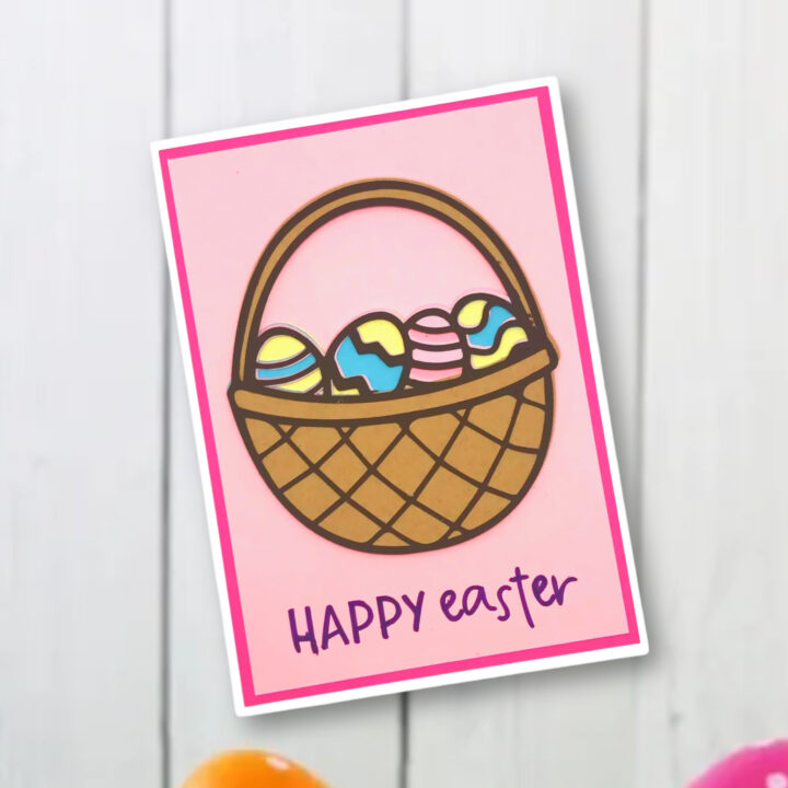 Easter Basket Layered Card