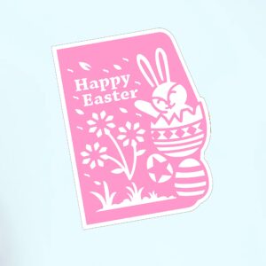 604. Happy Easter Layered Card 2