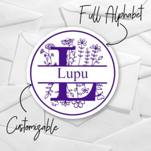 169. Custom Monogram Stickers