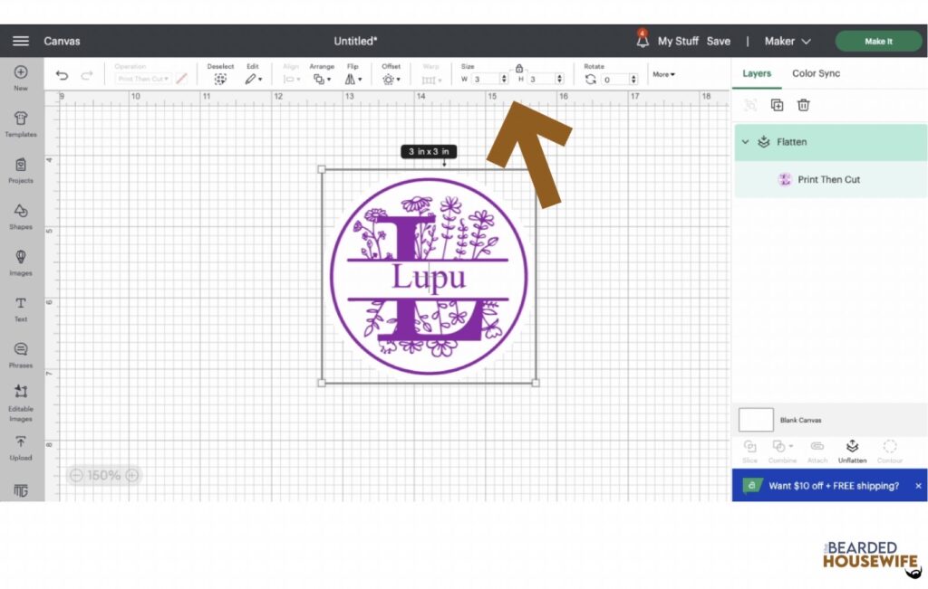 How to Make Customizable Monogram Envelope Stickers - The Bearded Housewife