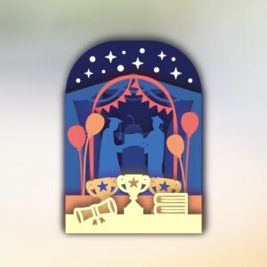 175. Graduation Box Card