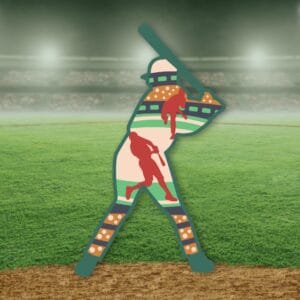 718. Baseball Layered Paper Craft