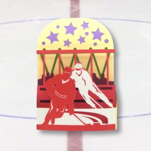 716. Hockey Box Card