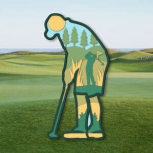 710. Golf Layered Papercraft