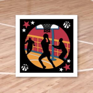 700. Basketball Shadow Box