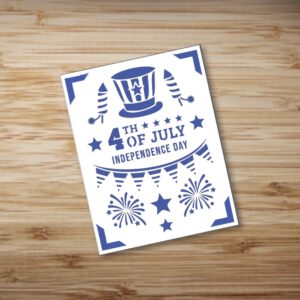 201. 4th of July Insert Card 1