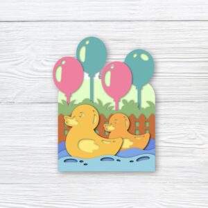 253. Rubber Duckie Box Card