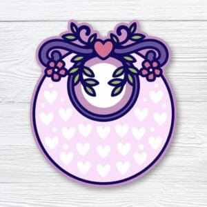 225. Baby Bib Layered Paper Craft