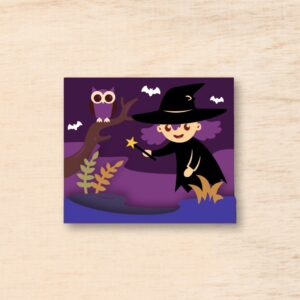 329. Witch Box Card