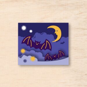 328. Night Flight Box Card