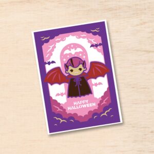 334. Vampire Layered Card