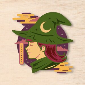 339. Wizard Layered Paper Craft