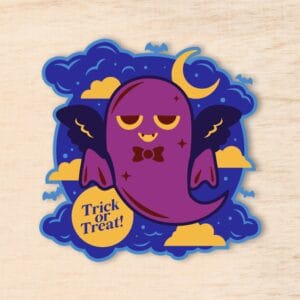 336. Trick or Treat Ghost Layered Paper Craft