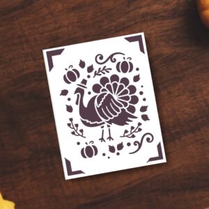 443. Turkey Insert Card