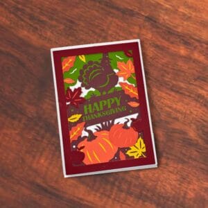 423. Thanksgiving Layered Card