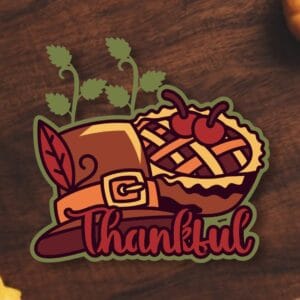 436. Thankful Layered Paper Craft