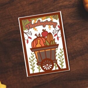 433. Thanksgiving Layered Card