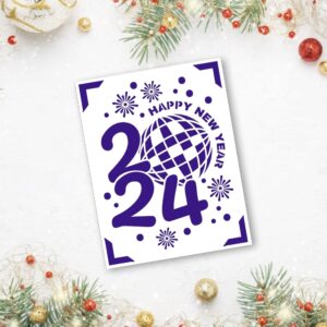491. New Year 2024 Insert Card