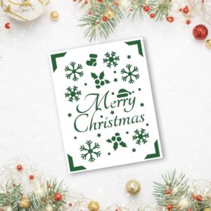 474. Merry Christmas Insert Card 2
