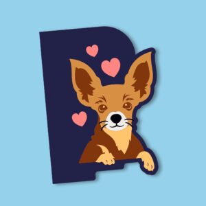 514. Doggie Side Edge Card 2