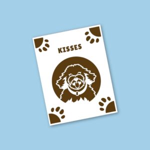 517. Puppy Kisses Insert Card