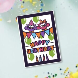 533. Happy Birthday Layered Card