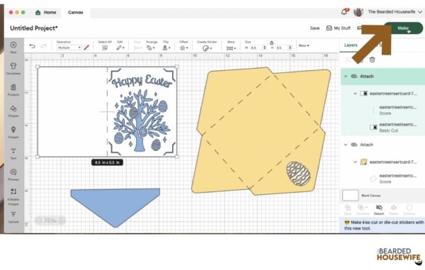 How to Make a Cute Insert Card for Easter - The Bearded Housewife