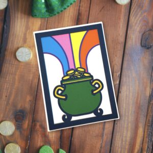 546. Pot of Gold Layered Card