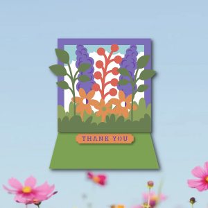 620. Wildflowers Easel Card