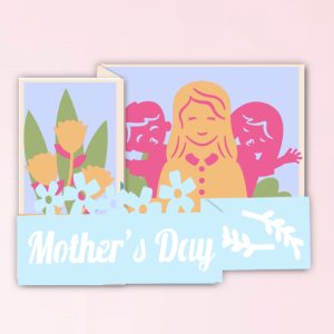671. Mom and Kids Z-Fold Card