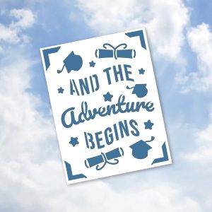 739. And the Adventure Begins Insert Card