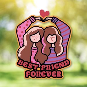 825. BFF Layered Paper Craft