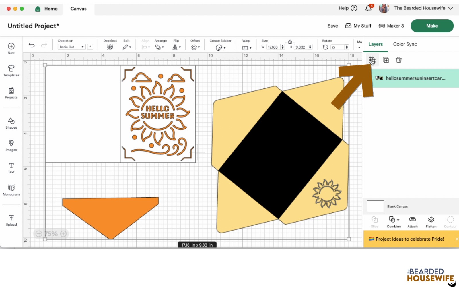 ungroup the design