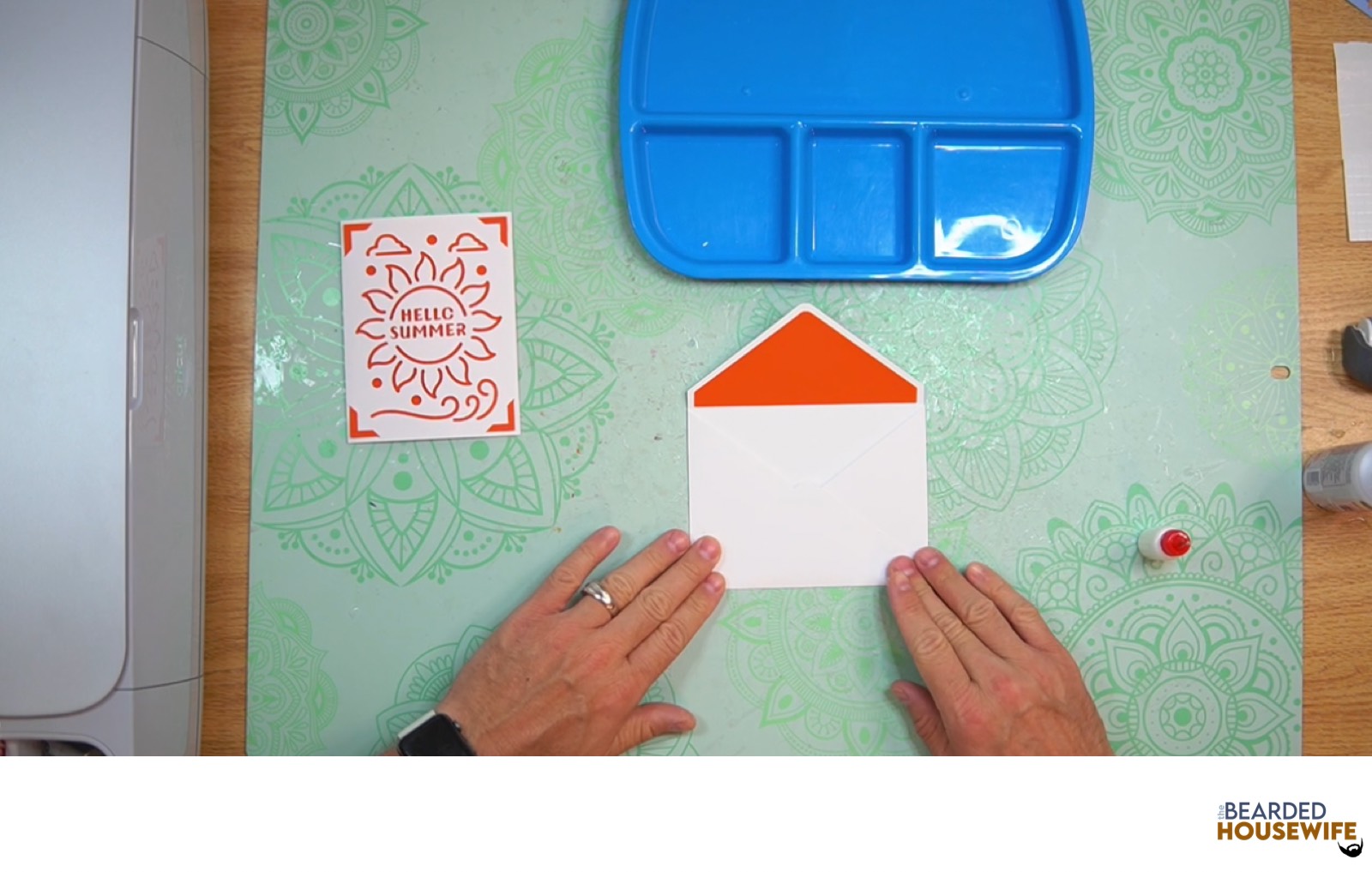 bring the bottom flap up to form the envelope